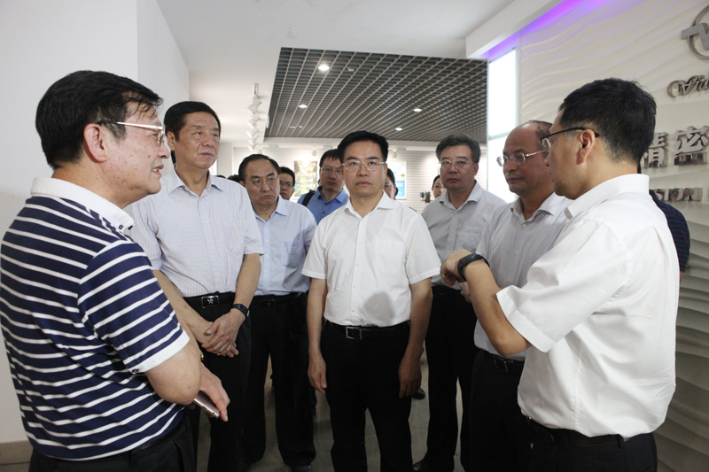 The ninth Inspection Group of The State Council headed by Yu Guangzhou, Director of the General Administration of Customs, visited WIDE PLUS for investigation and guidance